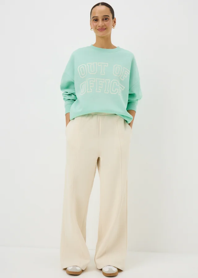 Green Out Of Office Graphic Sweatshirt