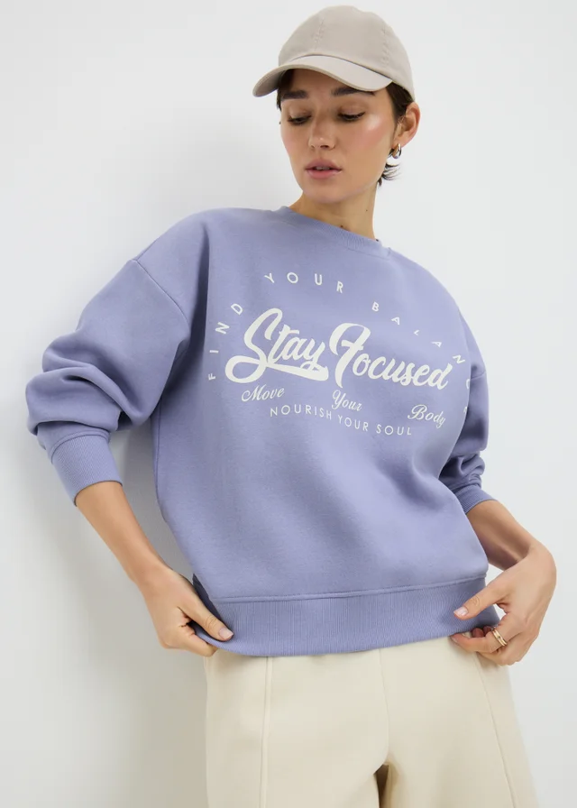 Lilac Stay Focused Sweatshirt
