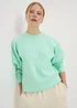 Mint Sunday Embroidered Sweatshirt - Medium Image 1