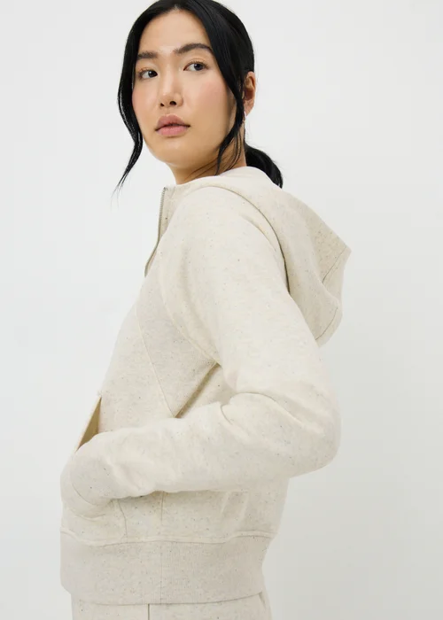 Cream Half Zip Co Ord Hoodie - XXL Image 2