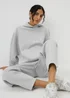 Grey Marl Scuba Co Ord Hoodie - Extra small Image 1