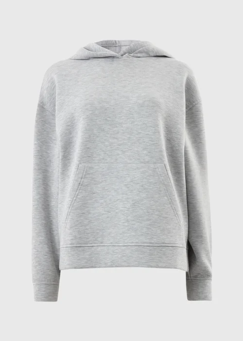 Grey Marl Scuba Co Ord Hoodie - Extra small Image 4