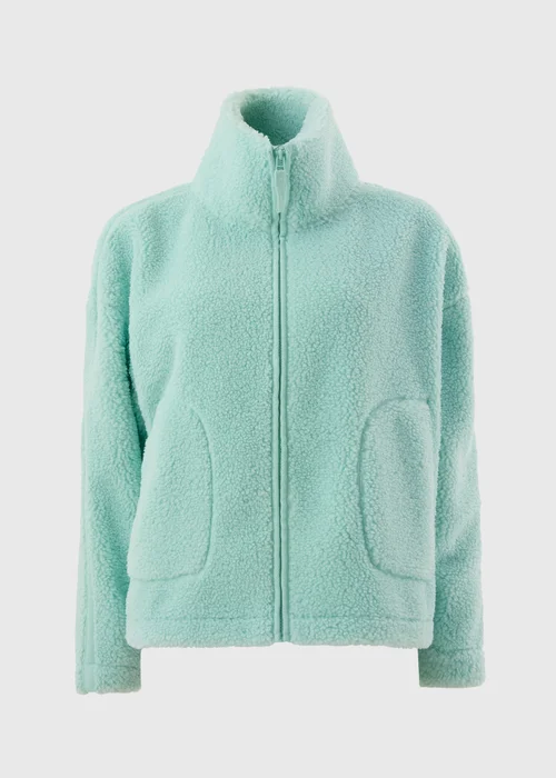 Green Taped Borg Jacket - M Image 4