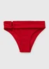 Red Hardware Detail Bikini Bottoms - Size 6 Image 3