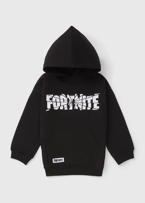 Fortnite Boys Black Hoodie (5-13yrs) - 5 Yrs Image 1