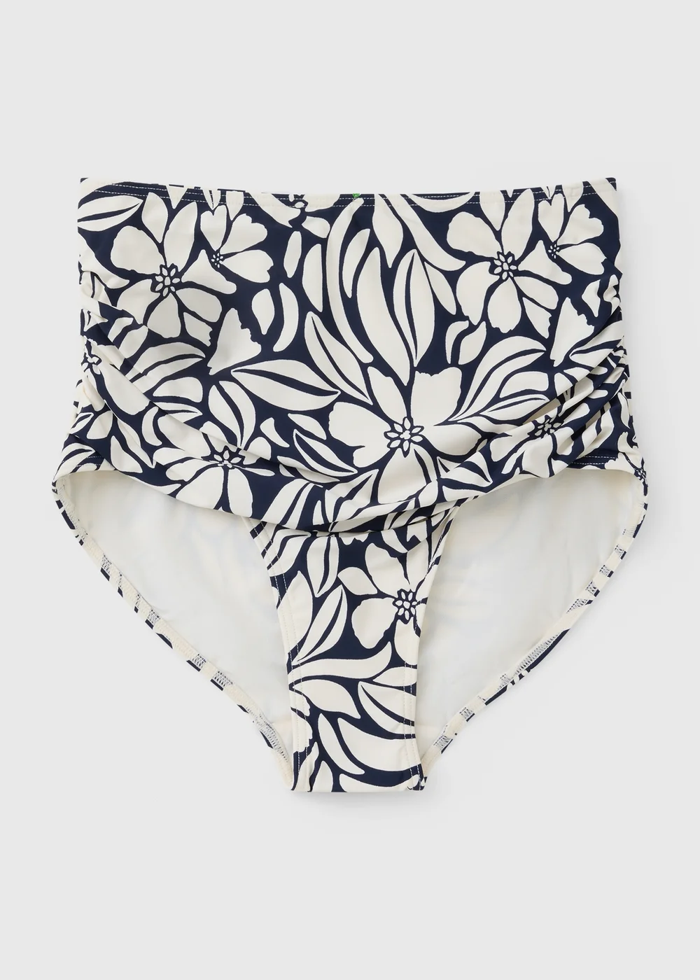 Navy Print Shapewear Bikini Bottoms - 22 Image 3