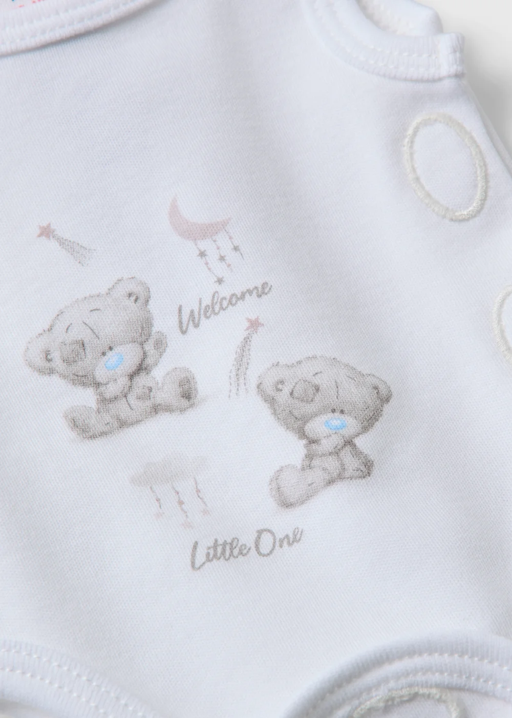 Tiny Tatty Teddy 4 Piece Prem Baby White Sleepsuit Set (3-4lb) - 3LB PREM BABY Image 2