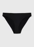 Black Shapewear High Leg Bikini Bottoms - Size 10 Image 3