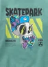 Boys Green Skate Park Sweatshirt (7-15yrs) - 8 Yrs Image 2
