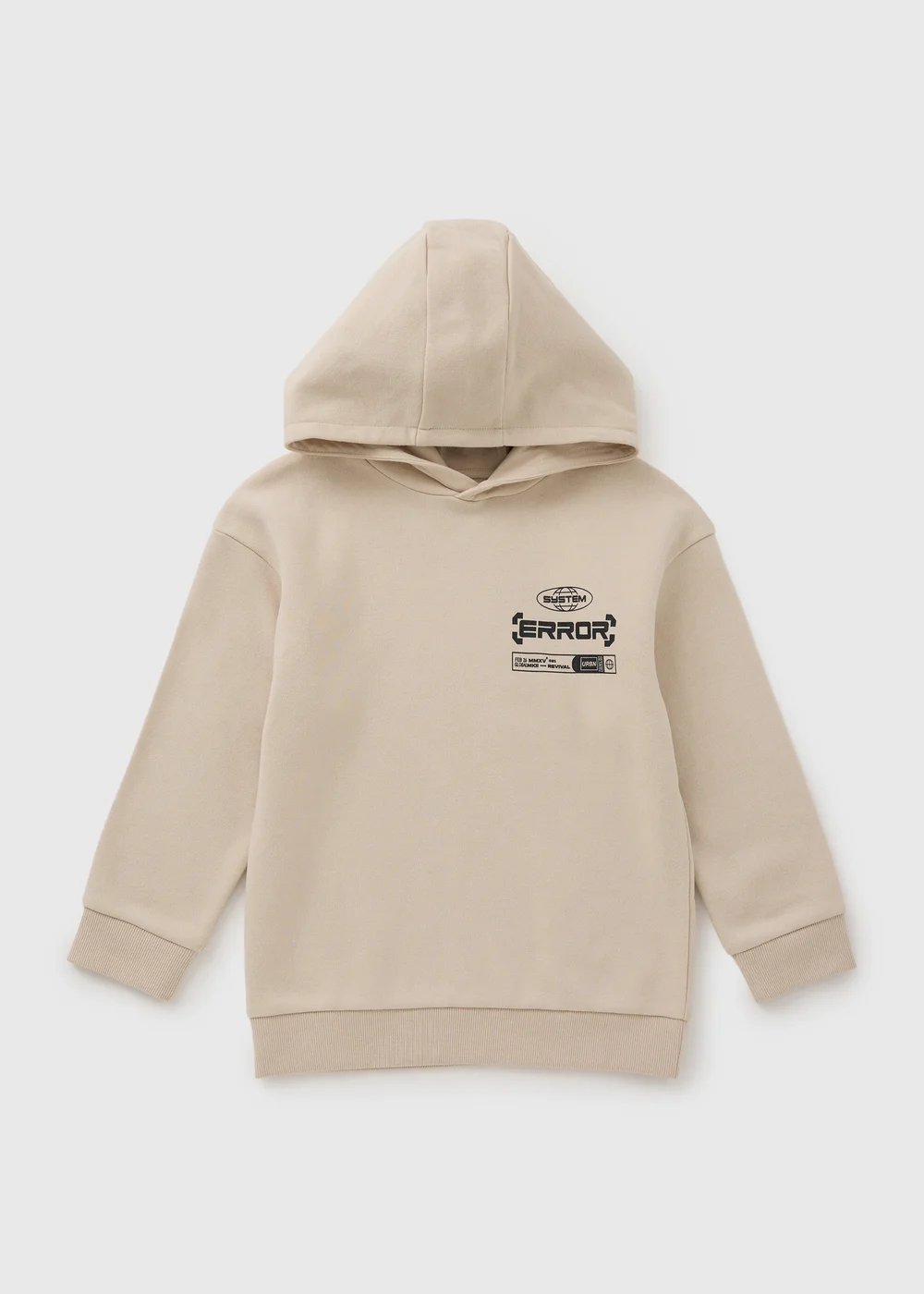 Boys Cream Graffiti Hoodie (7-15yrs) - 7 Yrs Image 1