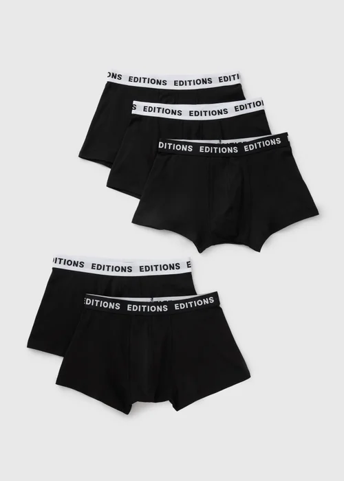 5 Pack Black Hipsters - Extra small Image 1