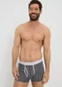 5 Pack Metallic Grey Keyhole Boxers - Extra small Image 2