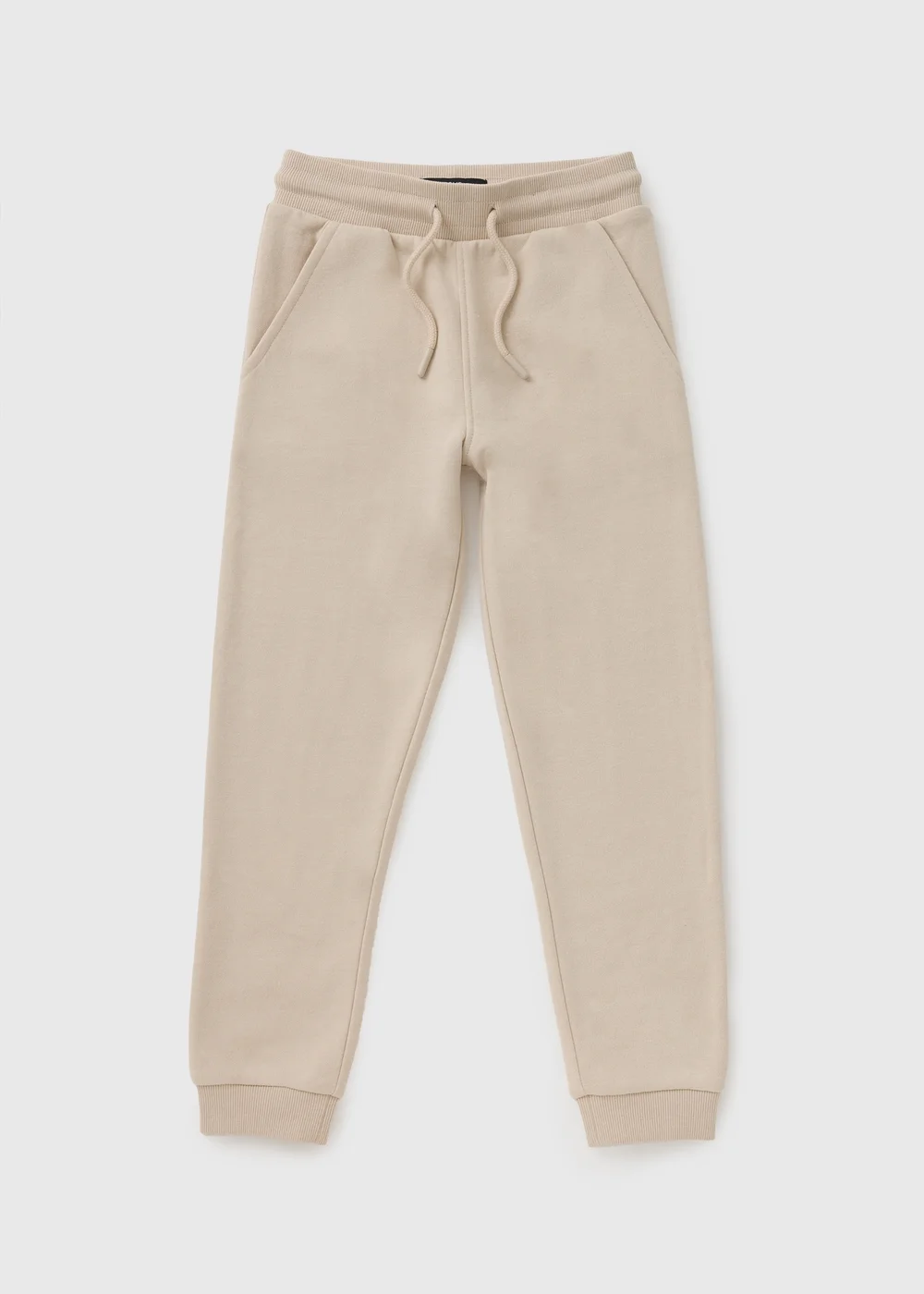 Boys Cream Jogging Bottoms (7-15yrs) - Age 7 Years Image 1