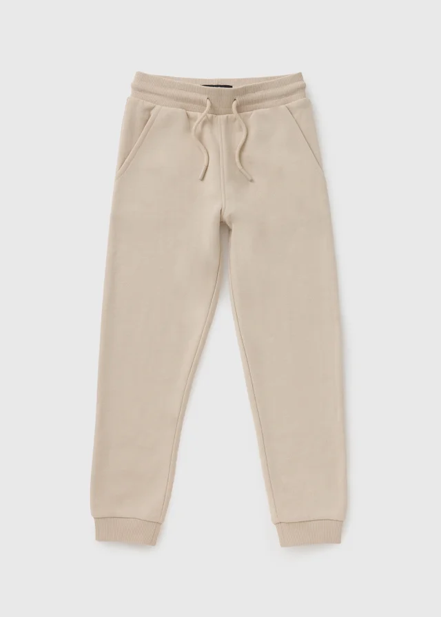 Boys Cream Jogging Bottoms (7-15yrs)
