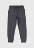 Boys Charcoal Plain Jogging Bottoms (7-15yrs) - Age 10 Years Image 1