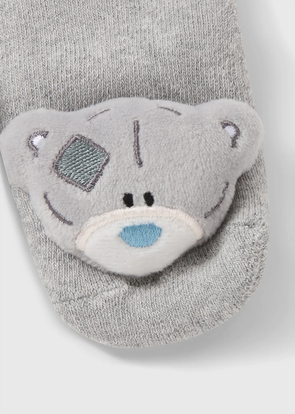 Tatty Teddy Baby Grey Rattle Socks (Newborn-12mths) - Age 0 - 3 Months Image 2