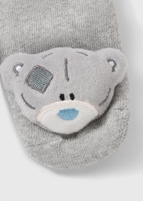 Tatty Teddy Baby Grey Rattle Socks (Newborn-12mths) - Age 0 - 3 Months Image 2