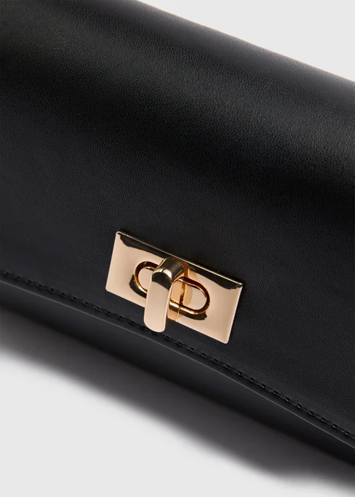 Black Cross Body Bag - One Size Image 2