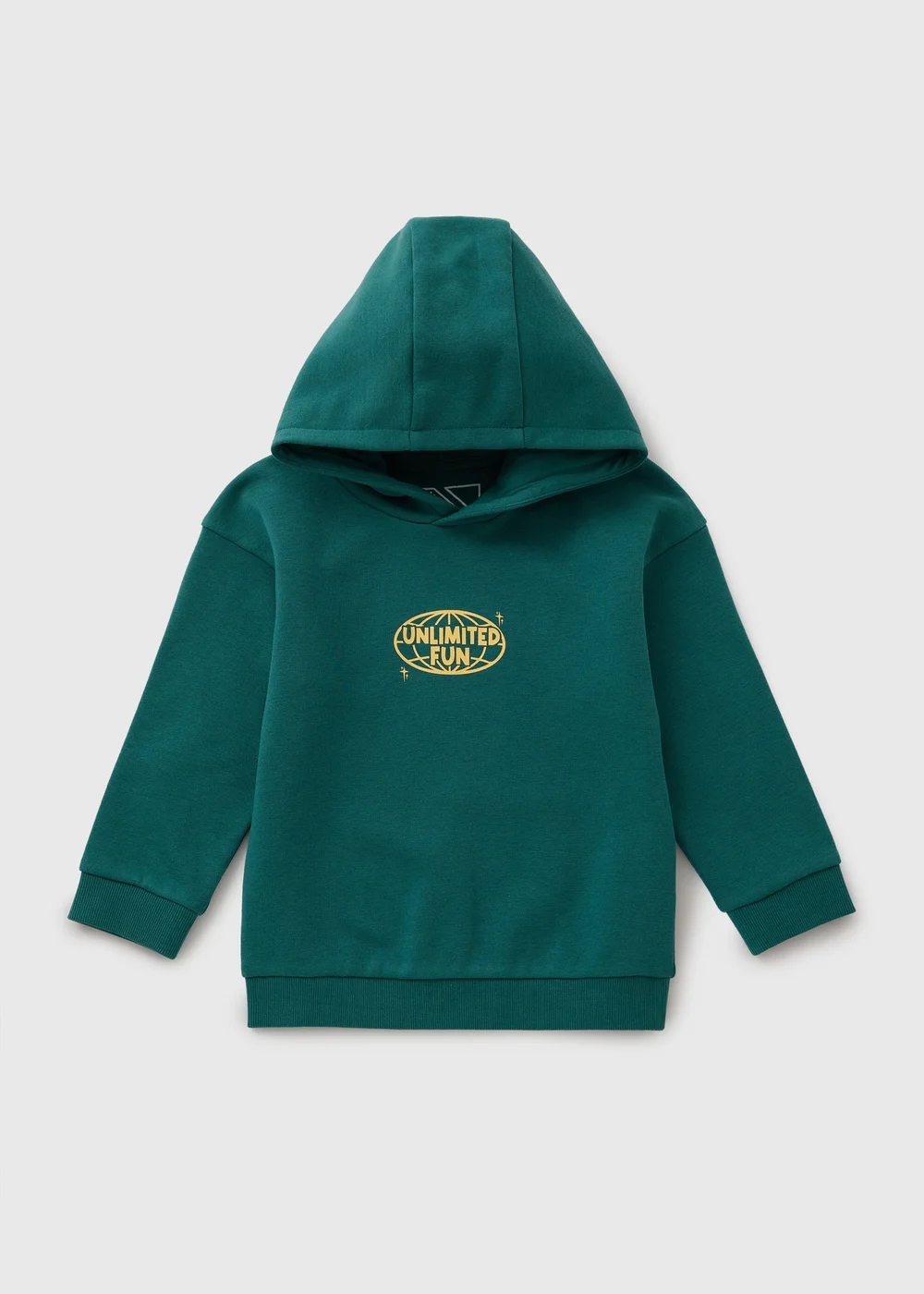 Boys Green Unlimited Fun Hoodie (1-7yrs) - 1-1.5 Yrs Image 1