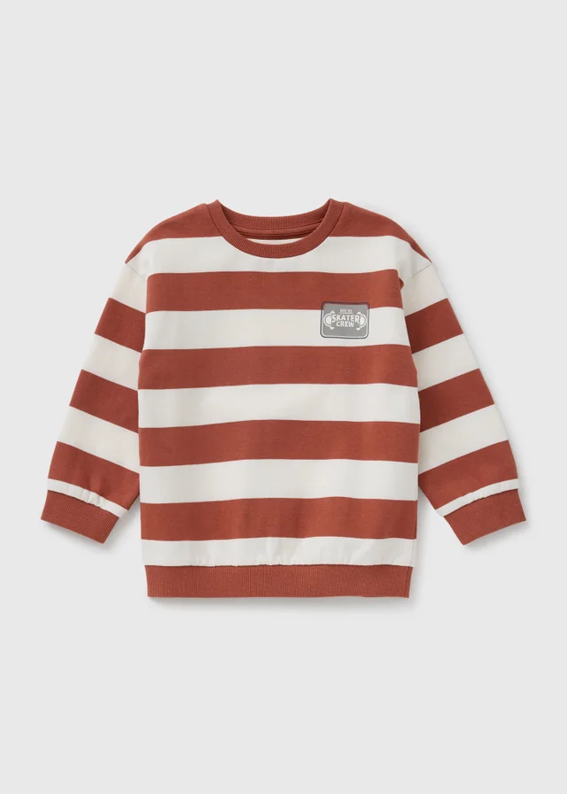 Boys Cream Stripe Jumper (1-7yrs)