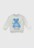 Boys Grey Bear Robot Sweatshirt (1-7yrs) - 1-1.5 Yrs Image 1