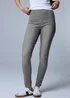 Rose Grey Pull On Jeggings - Size 08 29 leg Image 3