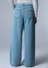 Light Wash Wide Leg Jeans - Size 08 29 leg Image 3