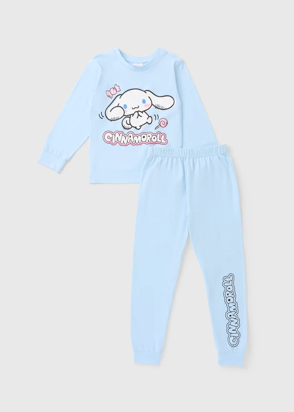 Cinnamoroll Girls Blue Long Pyjama Set (5-13yrs) - Age 5 Years Image 1