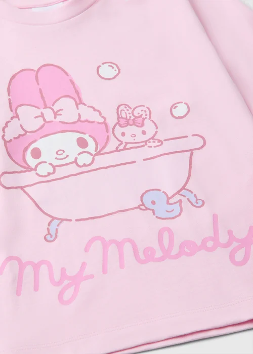 Hello Kitty Girls Pink My Melody Pyjama Set (5-13yrs) - Age 6 Years Image 2