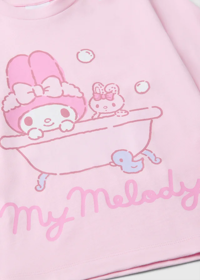 Hello Kitty Girls Pink My Melody Pyjama Set (5-13yrs)