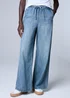Midwash Comfort Wide Leg Jeans - Size 08 29 leg Image 2