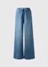 Midwash Comfort Wide Leg Jeans - Size 08 29 leg Image 3