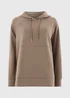 Souluxe Mink Sand Wash Longline Hoodie - Small Image 4