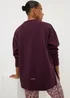 Souluxe Burgundy Slogan Sweatshirt - Small Image 2