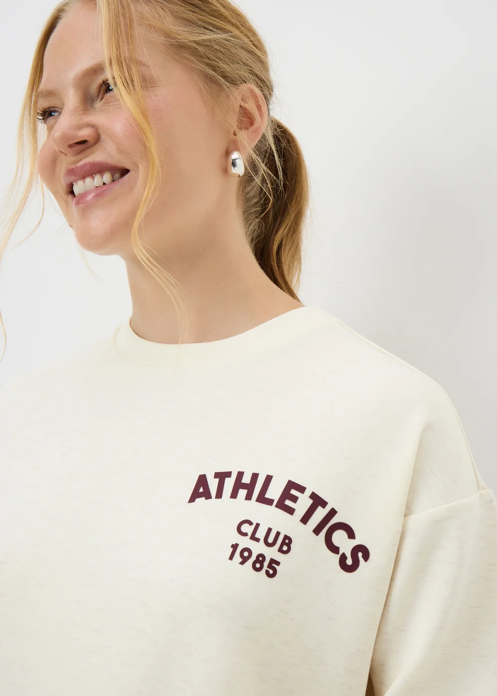 Souluxe Oatmeal Graphic Print Sweatshirt - M Image 2