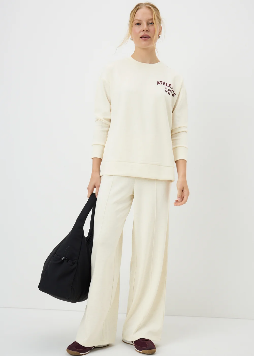 Souluxe Oatmeal Graphic Print Sweatshirt - M Image 1