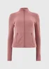 Souluxe Rose Zip Through Sports Jacket - 8 Image 3