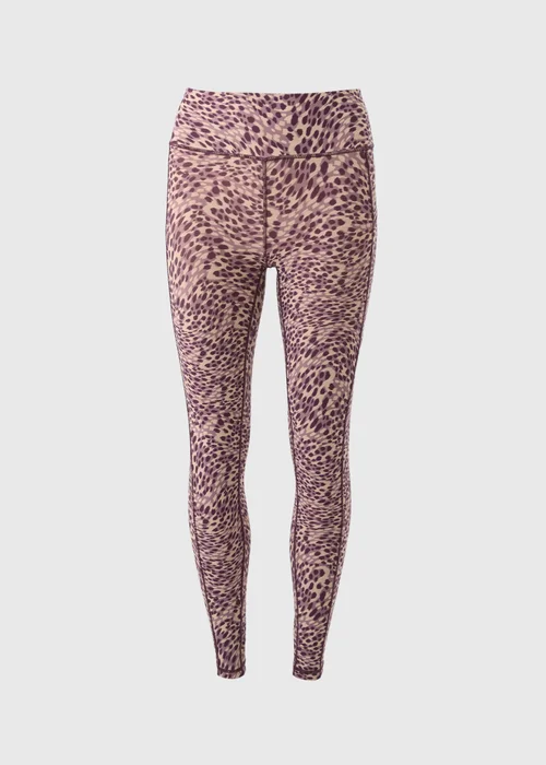 Souluxe Pink Leopard Spot Print Leggings - 12 Image 4