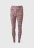Souluxe Pink Leopard Spot Print Leggings - 12 Image 4