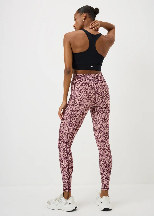 Souluxe Pink Leopard Spot Print Leggings