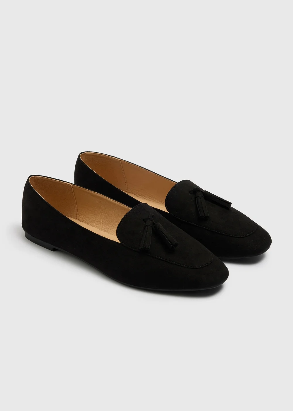Black Tassel Flat Shoes - Size 3 Image 1