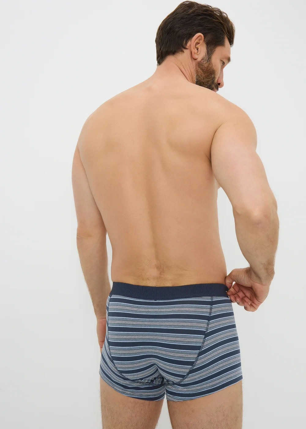5 Pack Pink Stripe & Spot Hipsters - XXXL Image 3