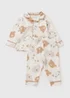 Baby Unisex White Pyjama Set (Newborn-23mths) - Age 6 - 9 Months Image 1