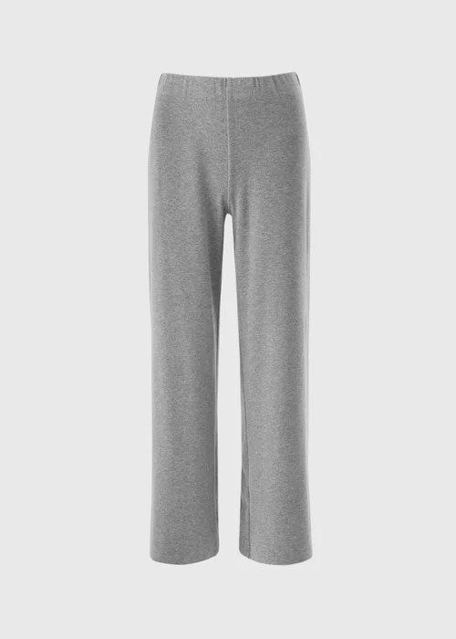 Grey Soft Touch Co Ord Trousers - Size 16 29 leg Image 4