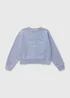 Girls Blue New York Acid Wash Sweatshirt (7-15yrs) - 7 Yrs Image 1