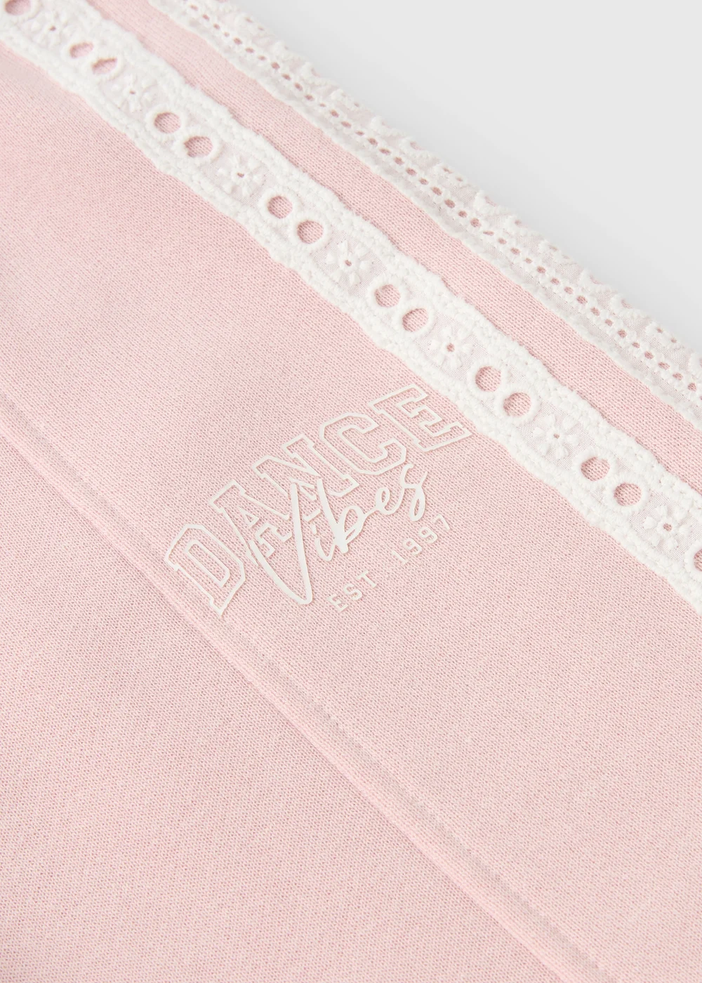 Girls Pink Tapered Wide Leg Jogging Bottoms (7-15yrs) - Age 7 Years Image 2