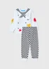 Kids Boys White Chef Dress Up Pyjama Set (1-7yrs) - 1 to 1 half years Image 1