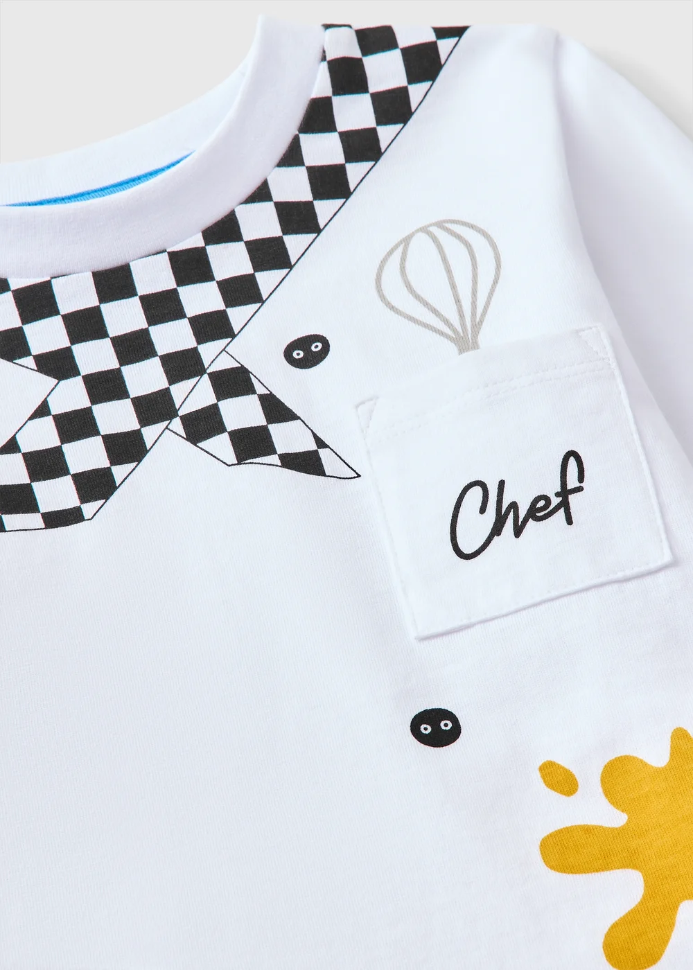 Kids Boys White Chef Dress Up Pyjama Set (1-7yrs) - 1 to 1 half years Image 2