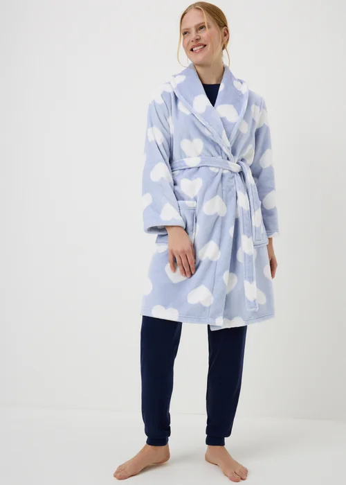Blue Heart Dressing Gown - Extra small Image 1