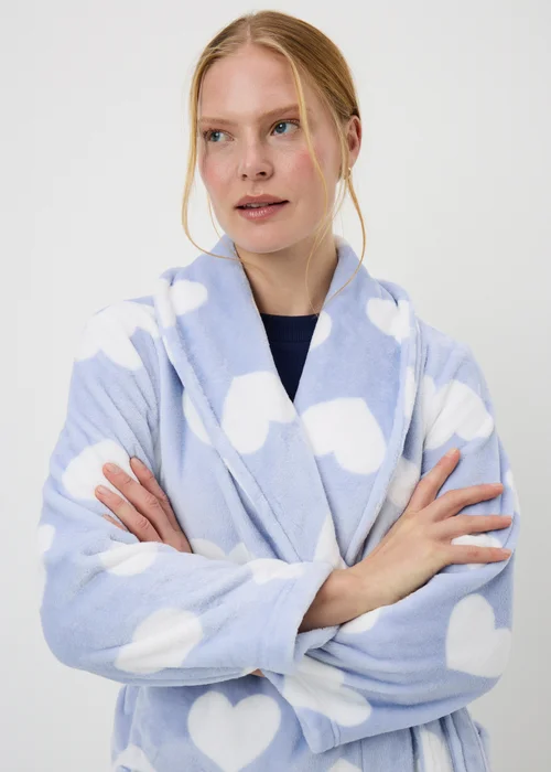 Blue Heart Dressing Gown - Extra small Image 2